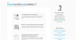 Desktop Screenshot of posterous.passwordincorrect.com