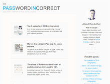 Tablet Screenshot of posterous.passwordincorrect.com
